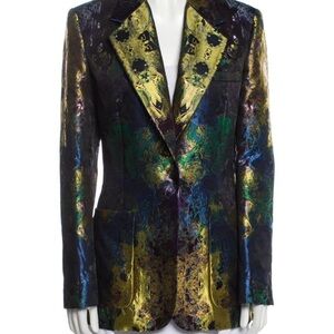 Barbara Bui Metallic Multicolor Blazer
